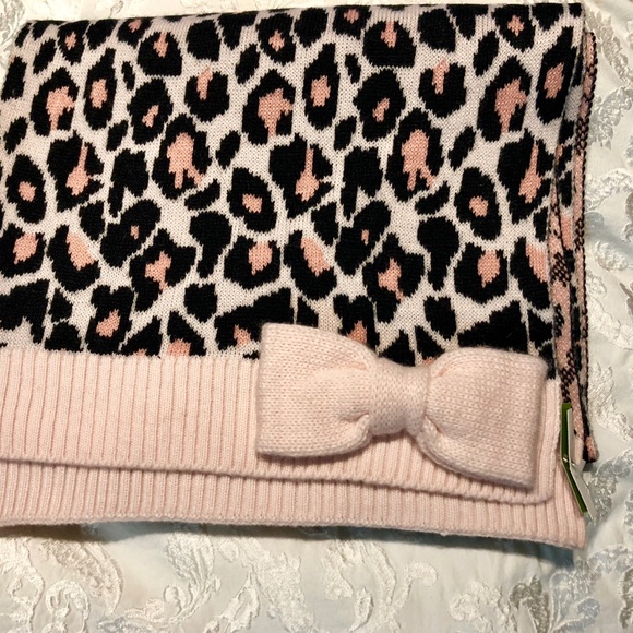 kate spade Accessories - Kate Spade New York leopard print scarf with bows